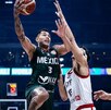Fabián Jaimes jugando para la selección nacional mexicana. Ahora será nuevo basquetbolista de Fuerza Regia en la LNBP 2026.