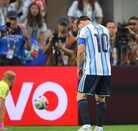 Lionel Messi falló el penal ante Austria en el minuto 6 de juego.