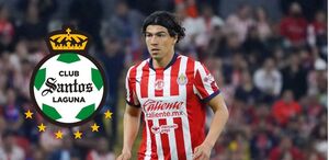 Érick Gutiérrez con Santos