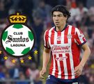 Érick Gutiérrez con Santos
