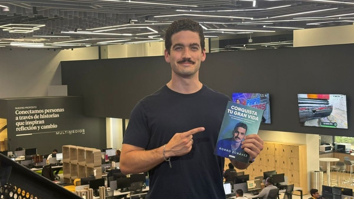 Rorro Echávez y su libro 'Conquista tu gran vida0