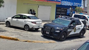 Movilización de policías en Escobedo.