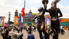 Cierres viales por el partido México vs Chequia en la Ciudad de México. / Cuartoscuro