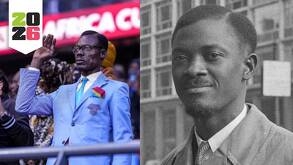 Michel Kuka Mboladinga y Patrice Lumumba
