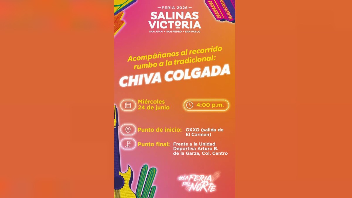 Conoce la cartelera de artistas, las fechas y las actividades que tendrá la Feria Salinas Victoria 2026.
