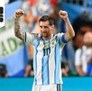 Lionel Messi celebrando un gol en el Mundial 2026 ante Argelia.