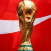 Trofeo de la Copa del Mundo durante el tour que se hizo en diferentes estados de los 3 países sedes de este torneo.