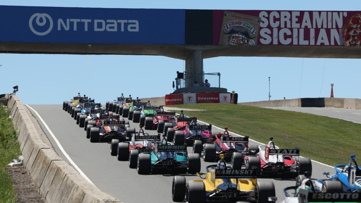 Sin pausa, voló a Road America para la jornada doble de la Indy NXT,