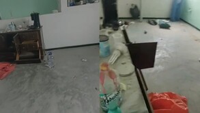Residente en la colonia Hacienda del Fraile, evidencia el robo de sus pertenencias dentro de su vivienda.
