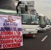 Marcha y bloqueos transportistas en CdMx y Edomex