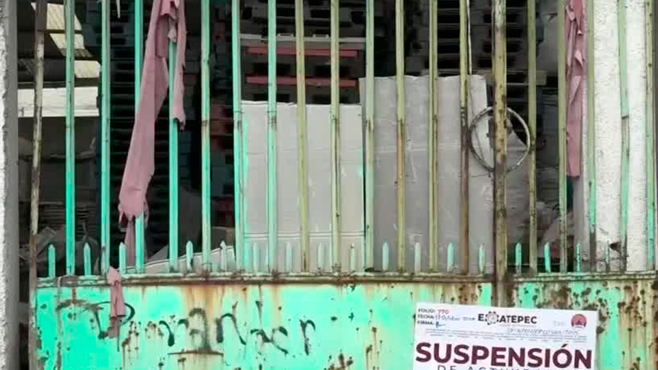 Autoridades de Ecatepec informaron el desmantelamiento de más de 100 tomas clandestinas conectadas al sistema Cutzamala.