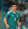 Gilberto Mora con la Selección Mexicana en un partido internacional.