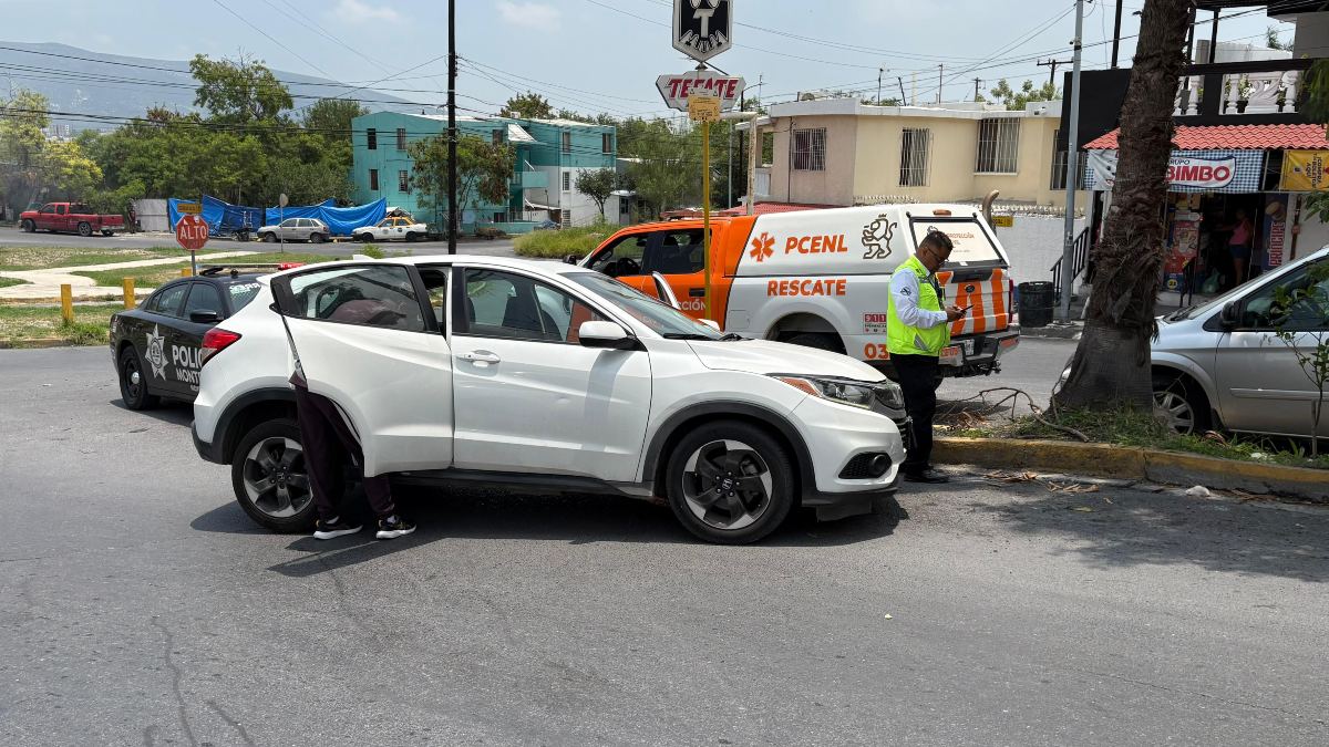 El incidente se reportó en el medio día.