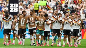 Jugadores de la Selección de Alemania celebrando su pase a la siguiente ronda en el Mundial 2026.