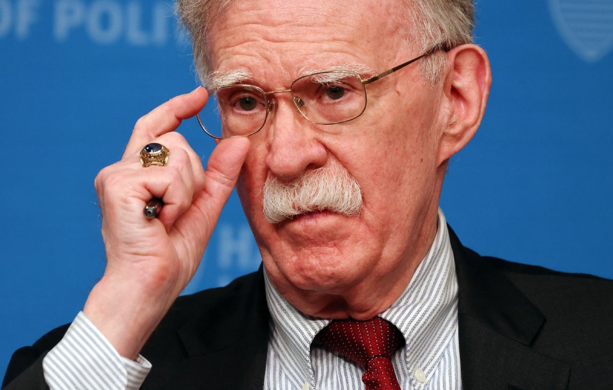 John Bolton habla en el John F. Kennedy Jr. Forum de la Facultad Harvard Kennedy, el 29 de septiembre de 2025, en Cambridge, Massachusetts.