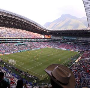 Estadio BBVA, casa de los Rayados en la Liga MX, y nombrado Estadio Monterrey durante la Copa del Mundo 2026.