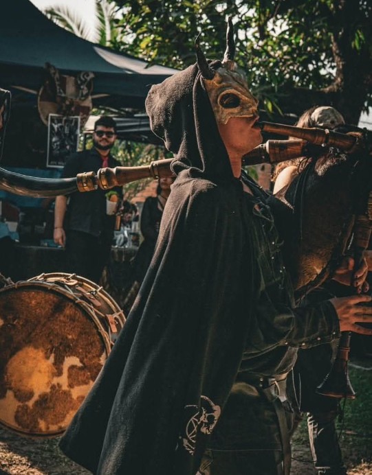 Una foto de como se vive el Asgard Fest