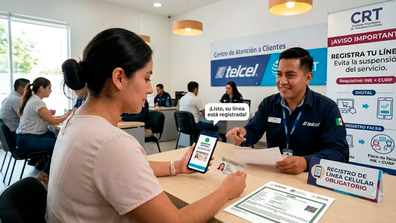 La Comisión Reguladora de Telecomunicaciones anunció un nuevo calendario escalonado para el registro de líneas telefónicas en México.