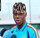 Nico Williams en entrevista con la Selección Española.