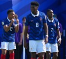 Mbappé celebrando un gol con la Selección de Francia en le Mundial 2026.