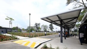 SETRAN detecta a conductores ilegales en el patio de aplicaciones del Aeropuerto de Guadalajara.