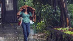 Las fuertes lluvias persisten en la Ciudad de México.