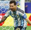 Messi festejando un gol de Argentina en el Mundial 2026 enfrentando a Austria en Fase de Grupos.