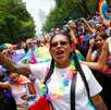 La marcha LGBT es uno de los eventos que más gente convoca en el centro de la Ciudad de México.