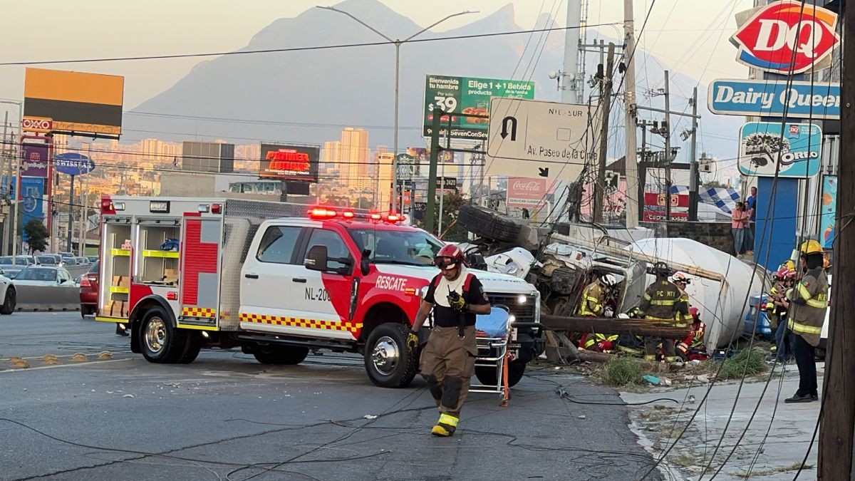 Un tren impactó un tráiler que transportaba ganado en Anáhuac, dejando seis reses muertas y 14 más dispersas en la zona.