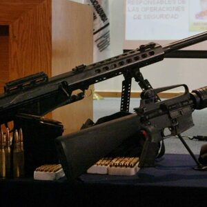 Rifle Barrett decomisado
