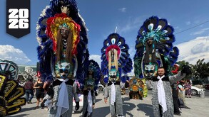 Los Tlahualiles de Sahuayo llenan de color y tradición las calles de Zapopan