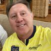 Alex Aguinaga apoyando a la Selección de Ecuador.