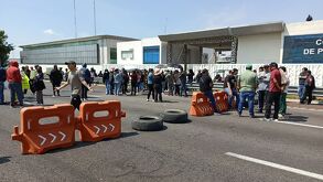 Cierre bloqueo autopista México-Puebla