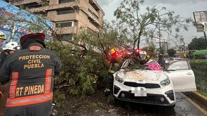 Muerto en Puebla por lluvias