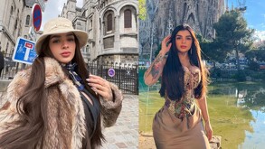 Karely Ruiz en sus vacaciones.