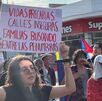 Colectivos civiles marcharon en Guadalajara previo al cierre del Mundial en Jalisco para visibilizar la crisis de desaparecidos y la escasez de agua.