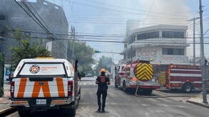 Por precaución se realizó el cierre de las sobre las calles Emilio Carranza y Arteaga.