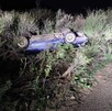 Volcadura de un vehículo en carretera a Degollado Jalisco
