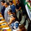 Congreso del estado de Nuevo León debate sobre la minoría de edad para asumir la gubernatura, alcaldía o diputación local.