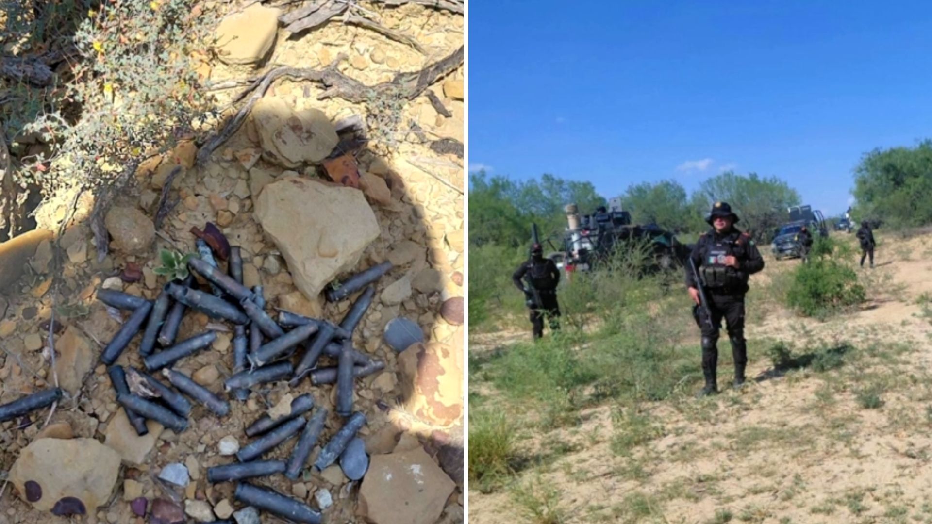 Colectivo Lazos Unidos descubre restos óseos calcinados y casquillos en rancho El Divisadero, Doctor Coss. Posible campo de exterminio en zona limítrofe.