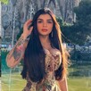 Karely Ruiz en sus vacaciones.