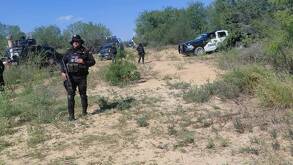 En el lugar fueron requeridos antropólogos y peritos forenses de la Fiscalía de Nuevo León