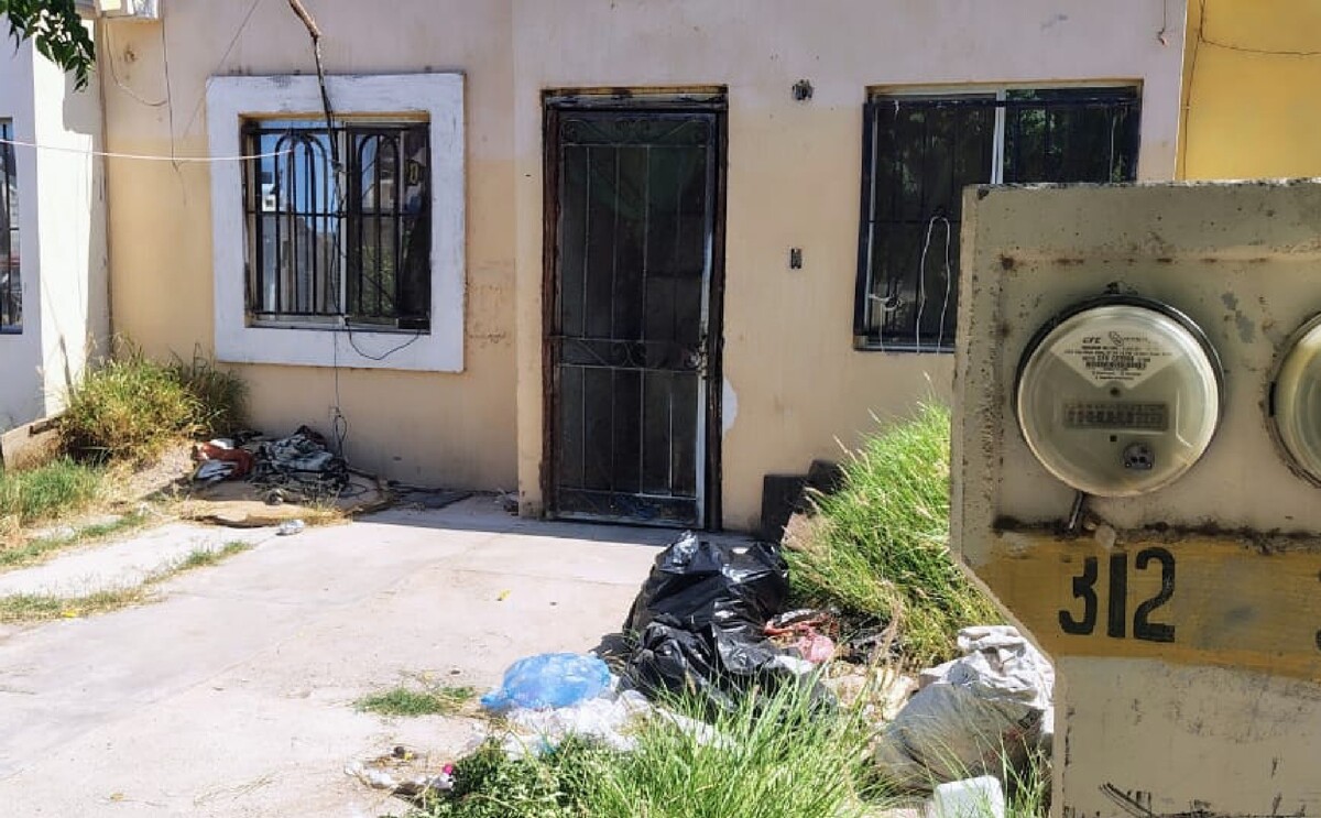 Vivienda de la colonia Veredas La Paz donde un hombre perdió la vida.