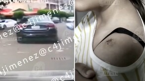 Adulta mayor atropella a dos estudiantes en Iztapalapa y escapa: el video del accidente.