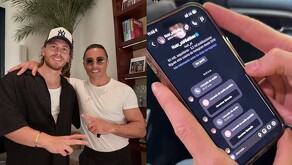 Aldo de Nigris y el chef Salt Bae en restaurante.