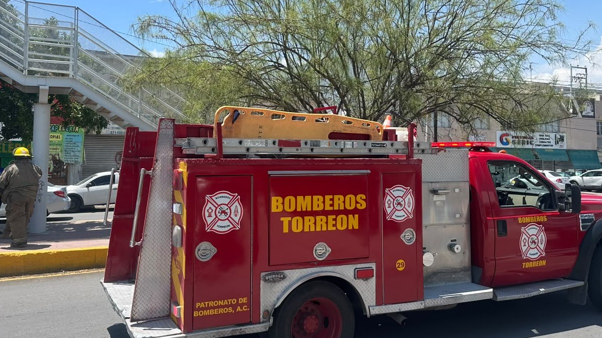 CAMIÓN DE BOMBEROS EN COLOR ROJO