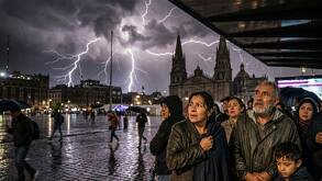 Conoce los riesgos y qué hacer en caso de una tormenta eléctrica. | Gemini IA