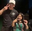 Lupita TikTok y su novio.