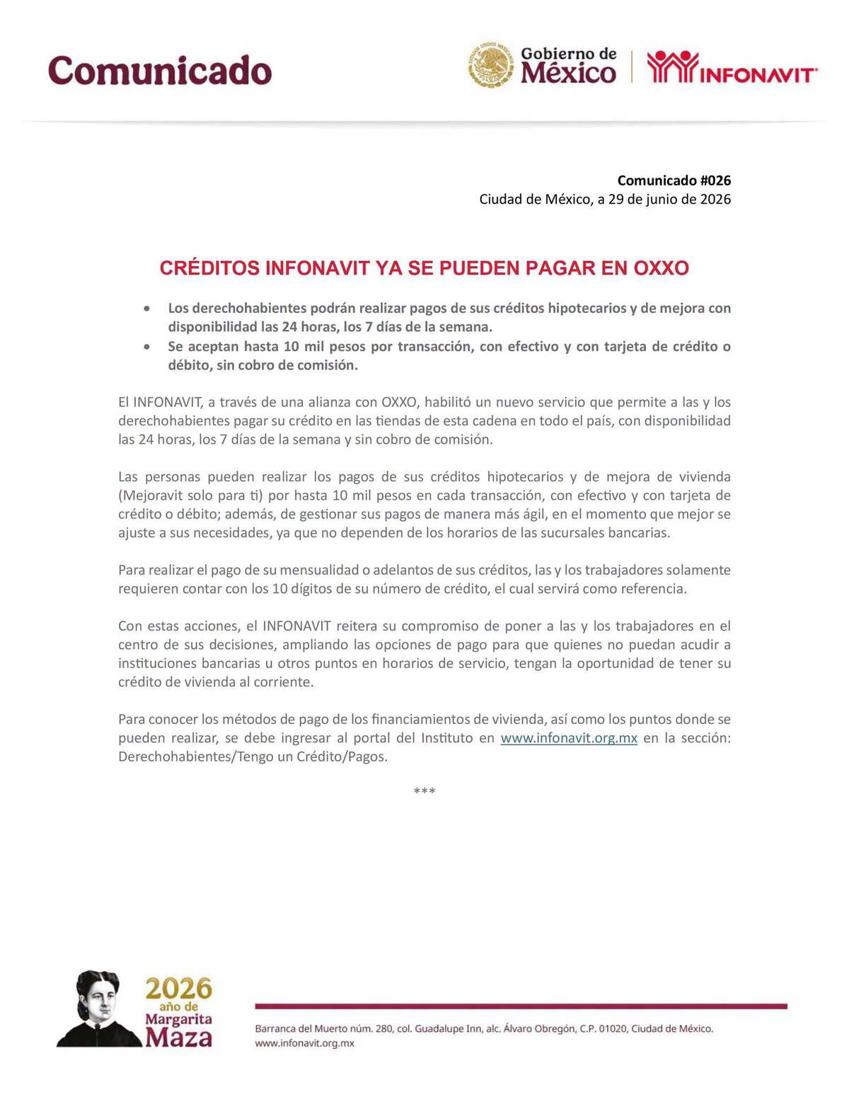 Ahora existe una nueva opción para mantener al corriente tu crédito de vivienda sin depender de horarios bancarios.