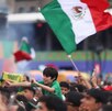 Aficionados en el Fan Fest del Zócalo CdMx